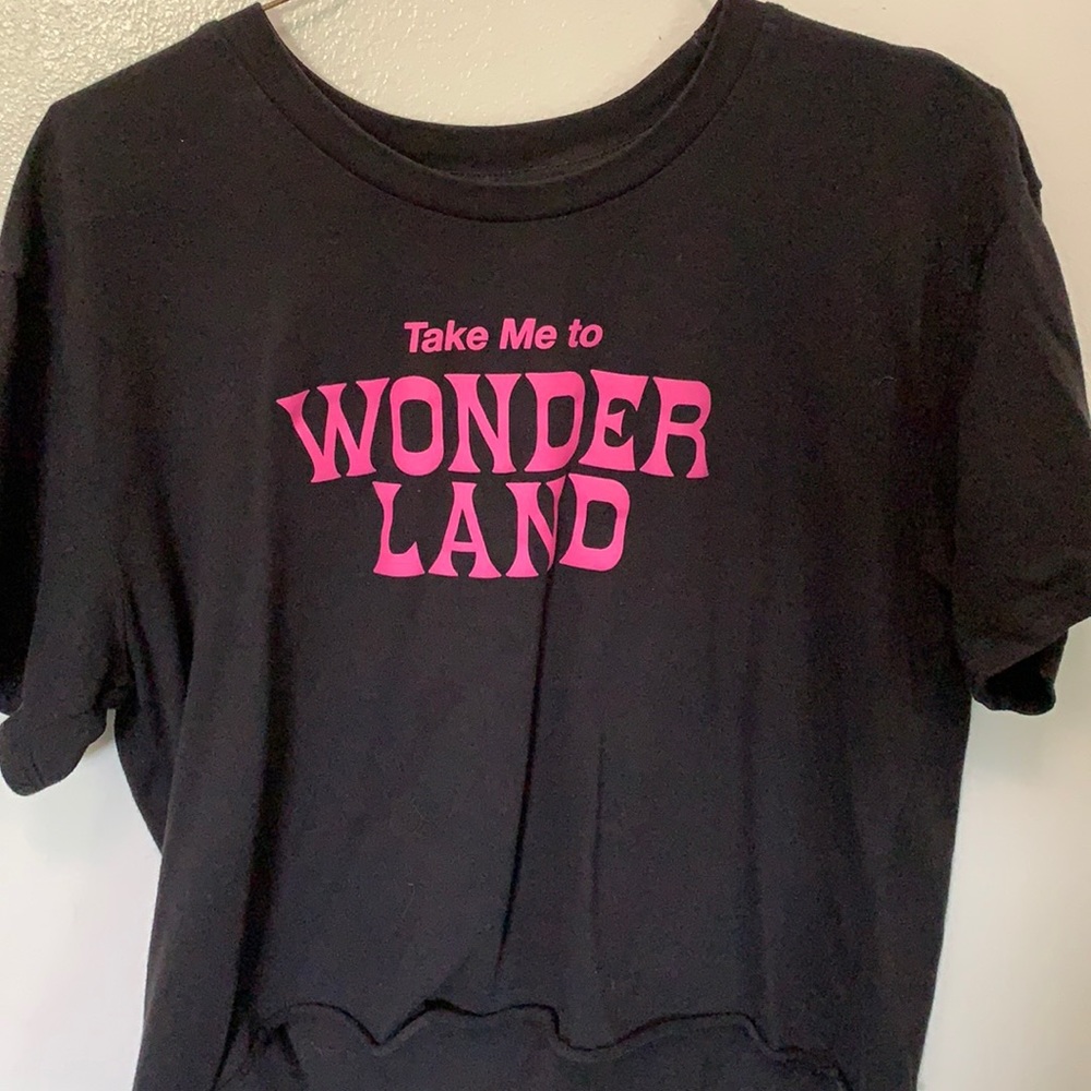 Alice in Wonderland Crop Top